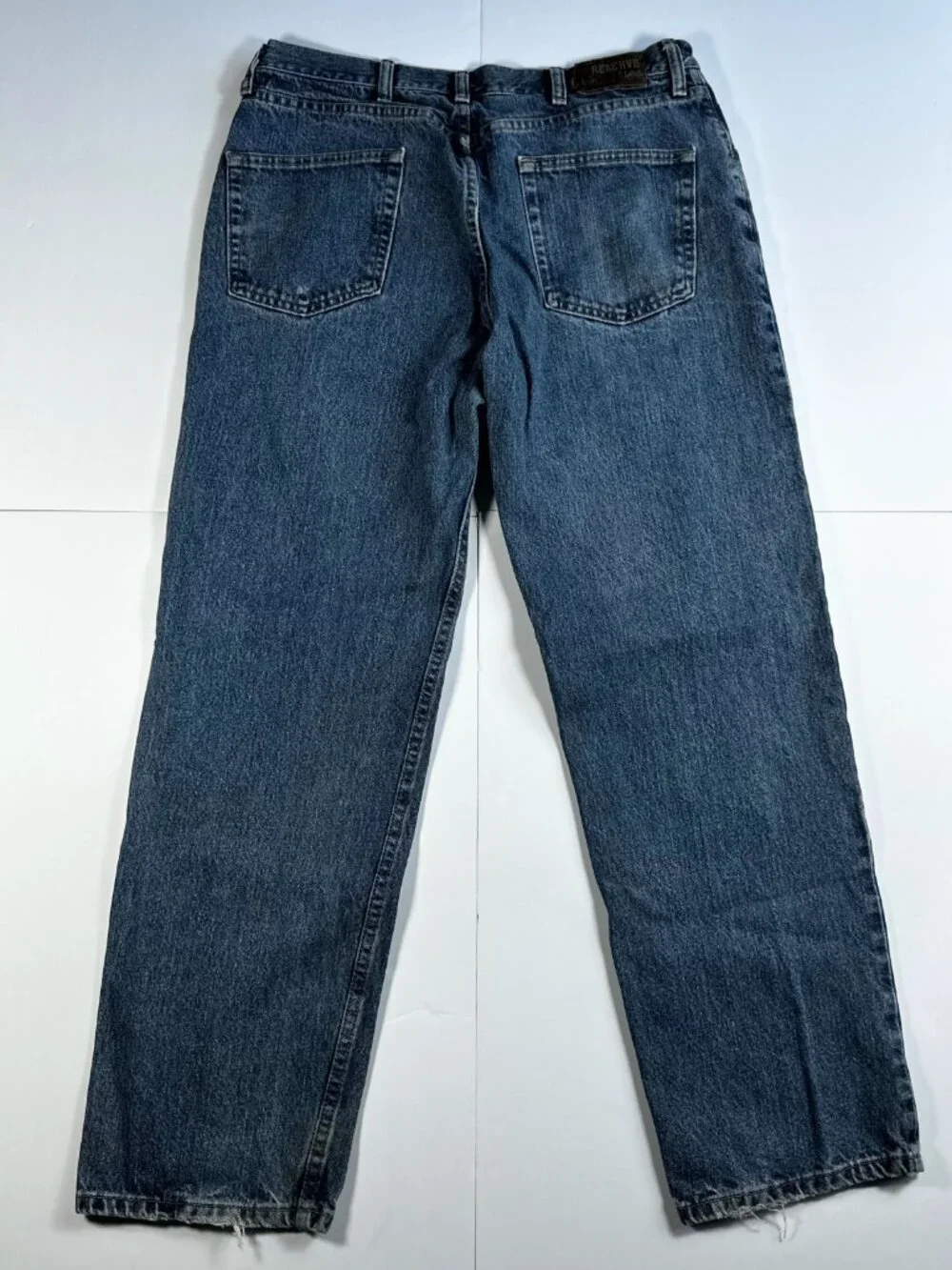 Lee Men's Jeans Reserve Straight Leg Dark Wash‎ Premium Denim Blue Size 36x32